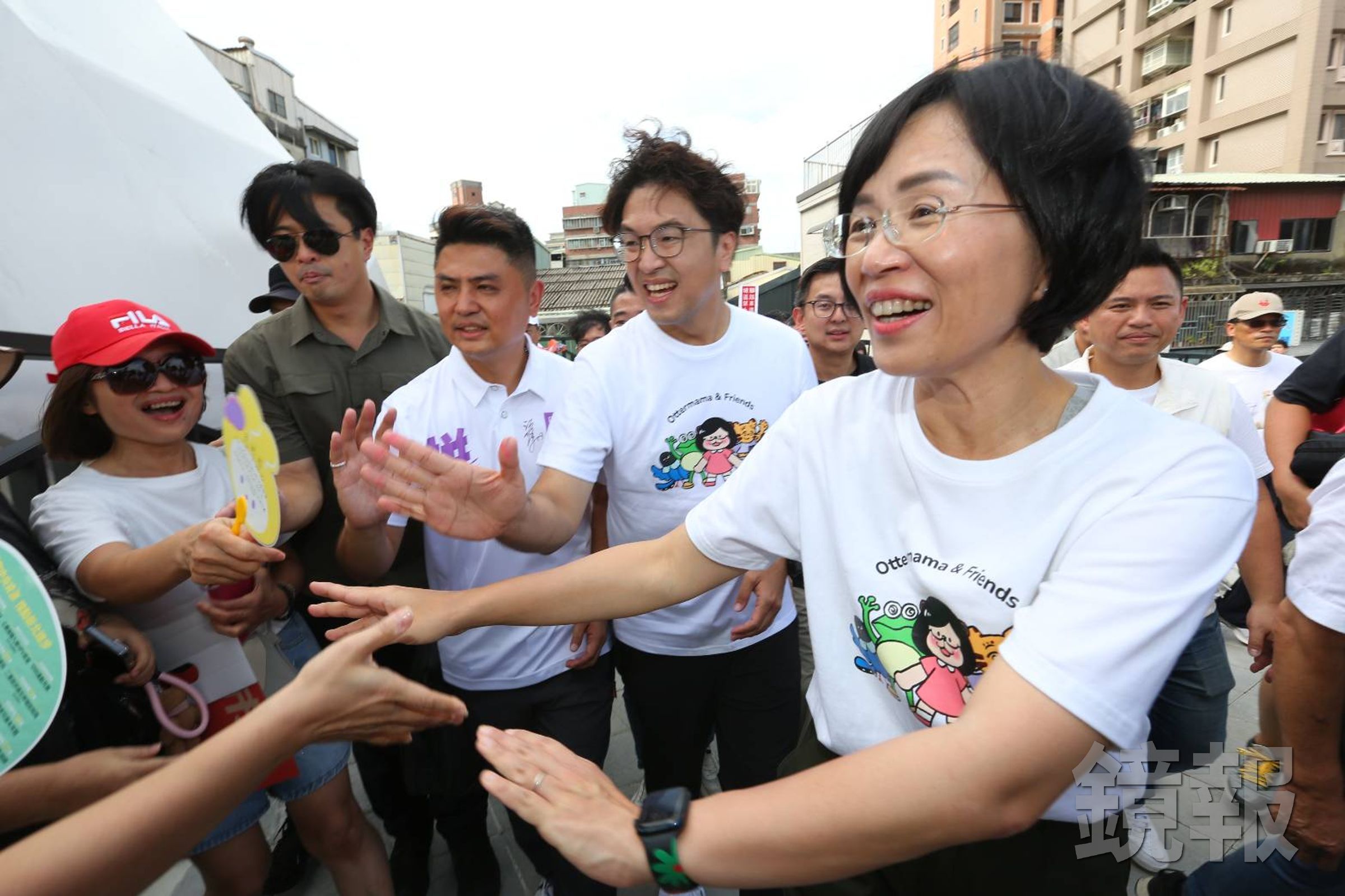 不擔心版面被沈伯洋搶走，蘇巧慧：「順著洋流讓我跑得更順」。（鏡報姜永年）