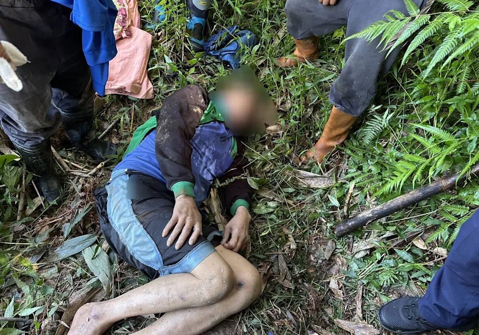 南投信義鄉部落傳統「祖靈祈福」意外幫助找回走失男子，宛如奇蹟。（翻攝畫面）