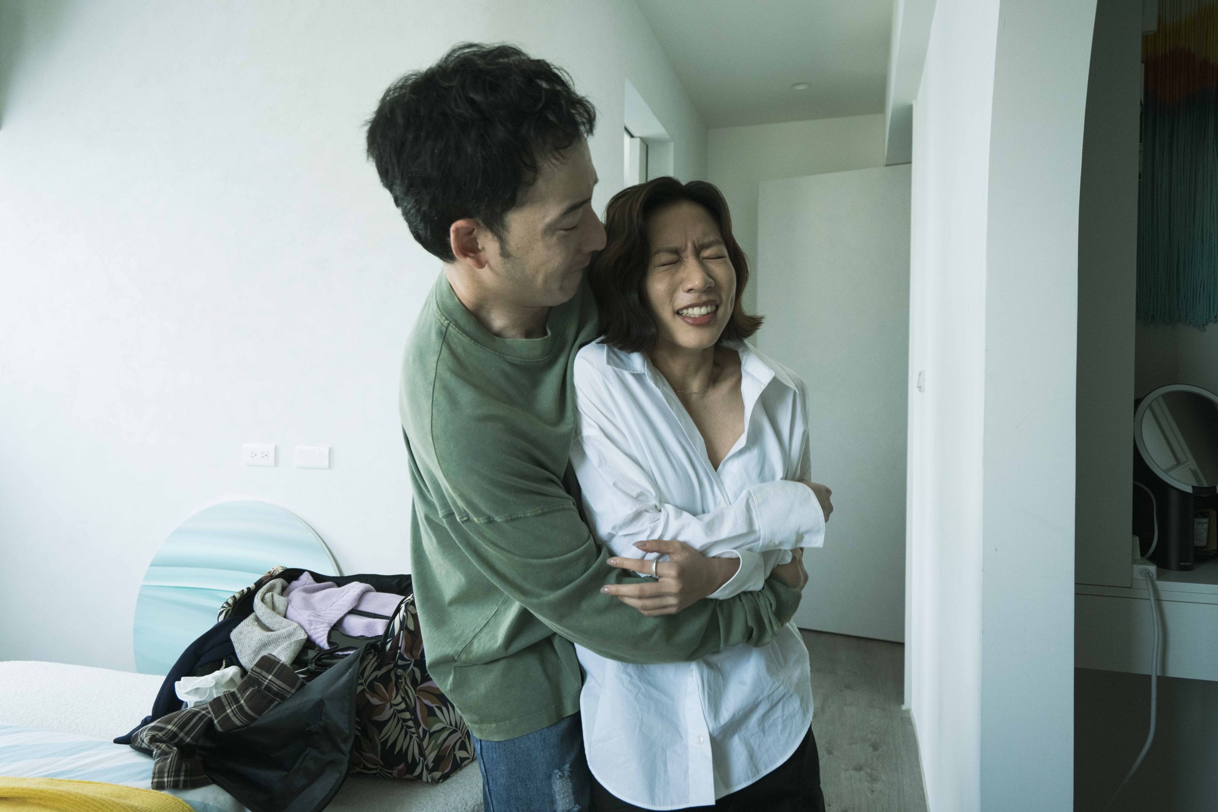 零日攻擊》陳妤飾演的網紅淪為資訊戰的打手。（牽猴子提供）