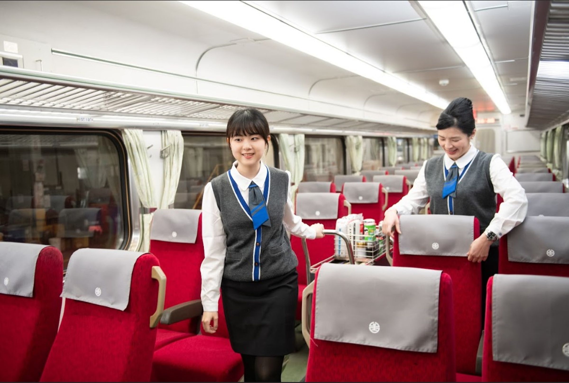 台鐵公司為展現公司化後新氣象,預計於今年9月下旬起陸續更新列車座椅枕巾。(台鐵提供)