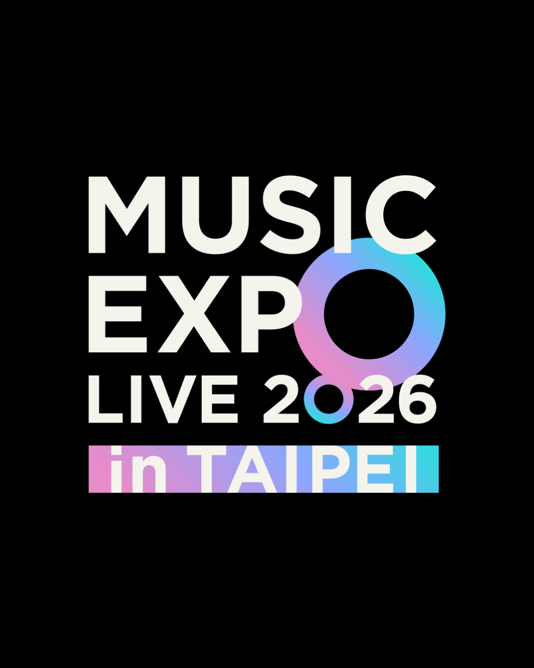 MUSIC EXPO LIVE 海外第一站選定台北小巨蛋。(寬宏藝術提供)