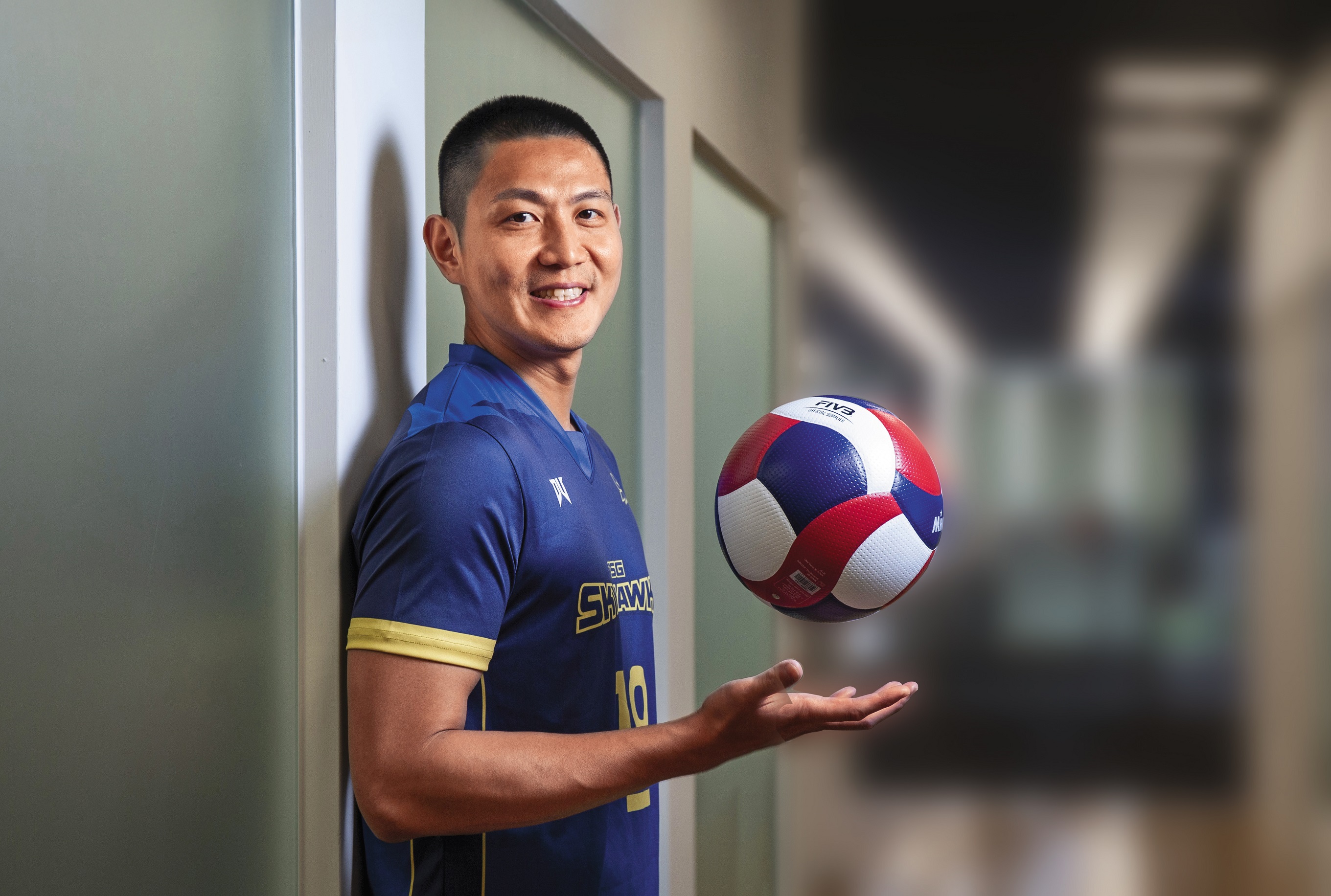 台鋼天鷹隊長陳建禎肩負傳承使命，不僅要為隊上灌注全新量能，也將引領新世代創造佳績。（攝影組）