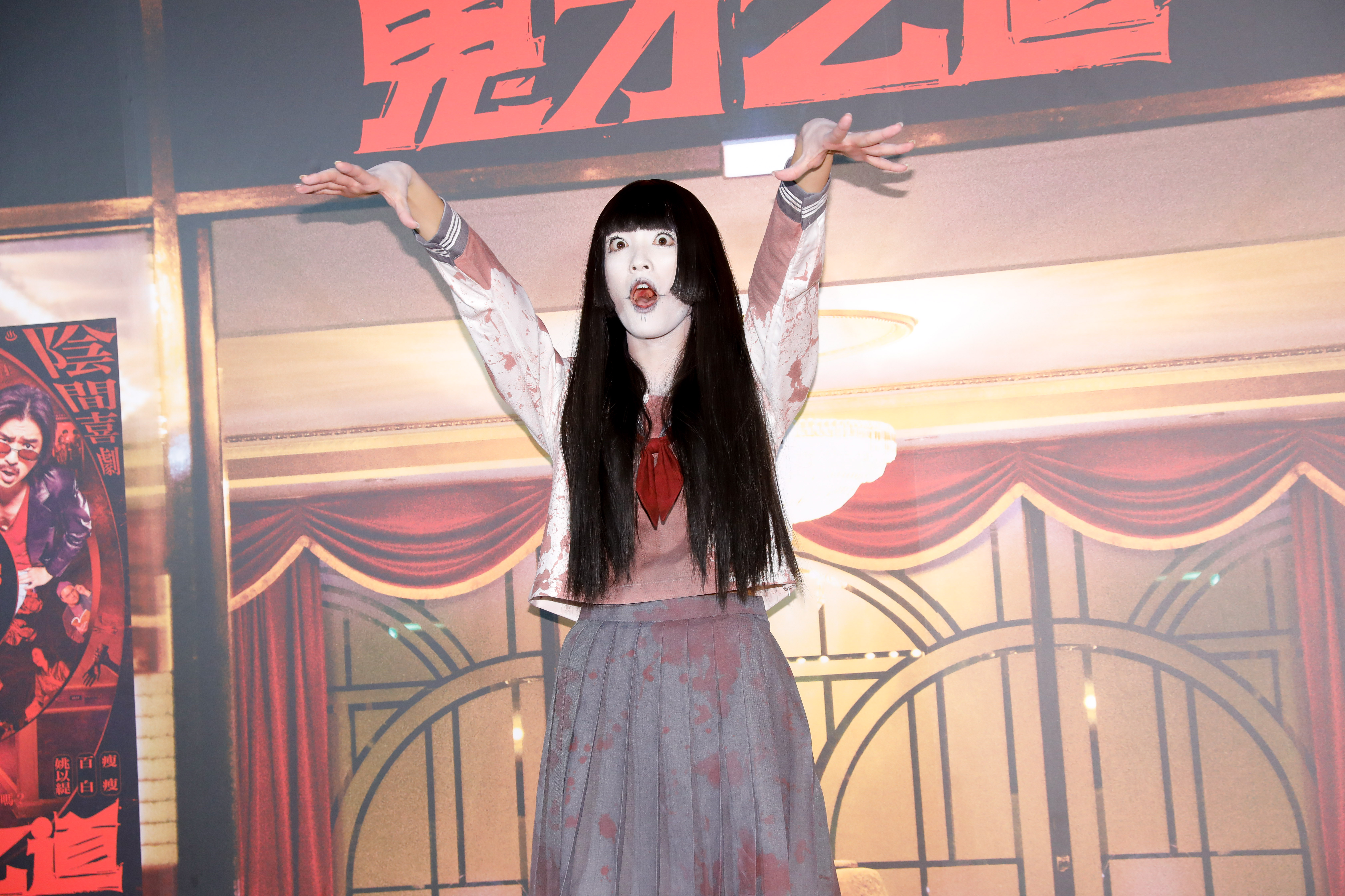 王淨戲裡「好恨啊」台詞有發展成發燒金句潛質，她死白臉的鬼妝看起來最恐怖。