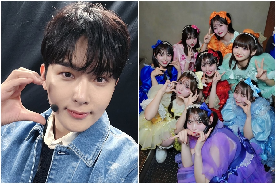 全中運4月19日在台南亞太少棒主球場舉行開幕典禮，邀請到SJ厲旭（左圖）和日本爆紅女團CUTIE STREET（右圖）等藝人演出。（翻攝自IG）