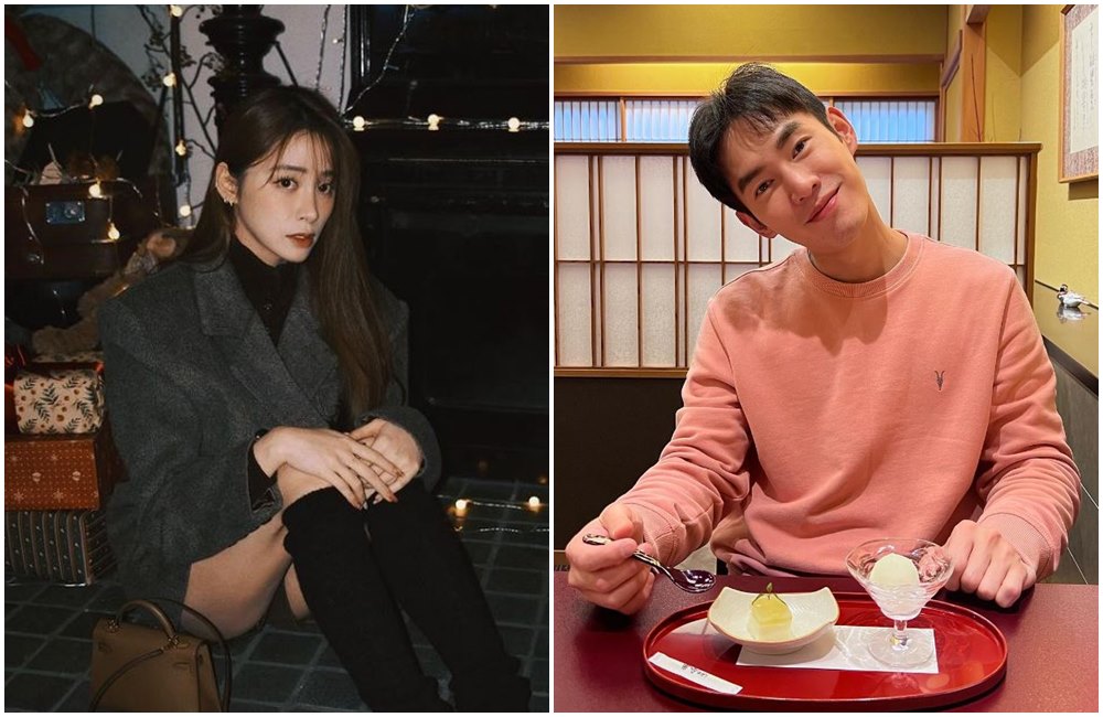 張書豪（右圖）被指今年春天要娶歐陽妮妮（左）。（翻攝張書豪IG／歐陽妮妮IG）