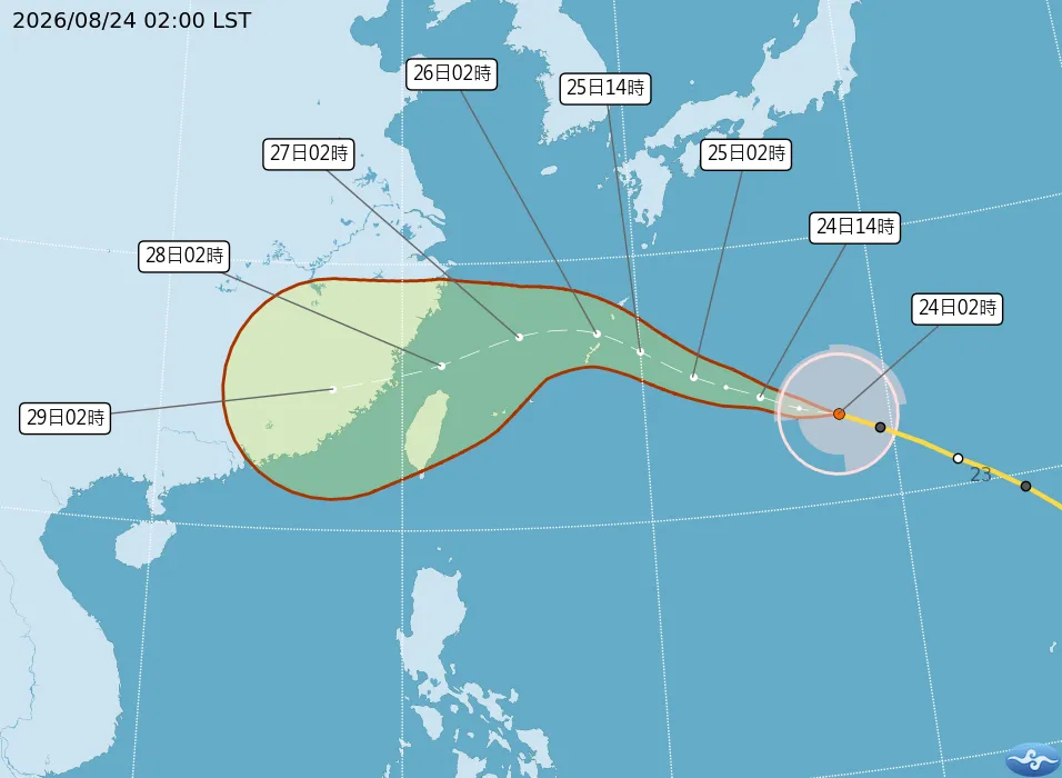 中颱沙德爾恐「大迴轉」撲台？　最新路徑曝：暴風圈這天恐籠罩北台灣