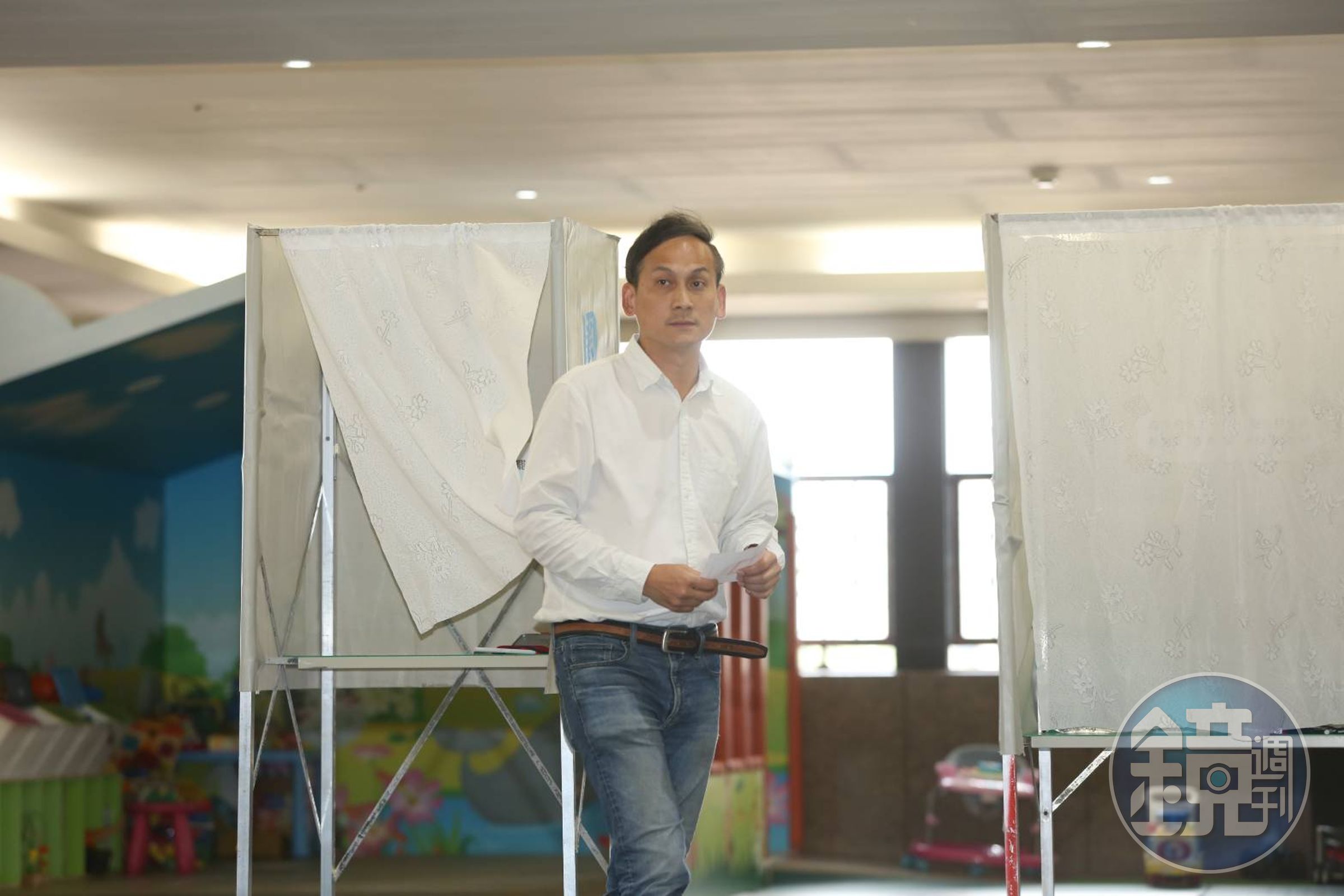 葉元之因選區結構「長期綠大於藍」，讓罷團認為極有機會成功，這次大罷免備受關注。（鏡報李鍾泉攝）
