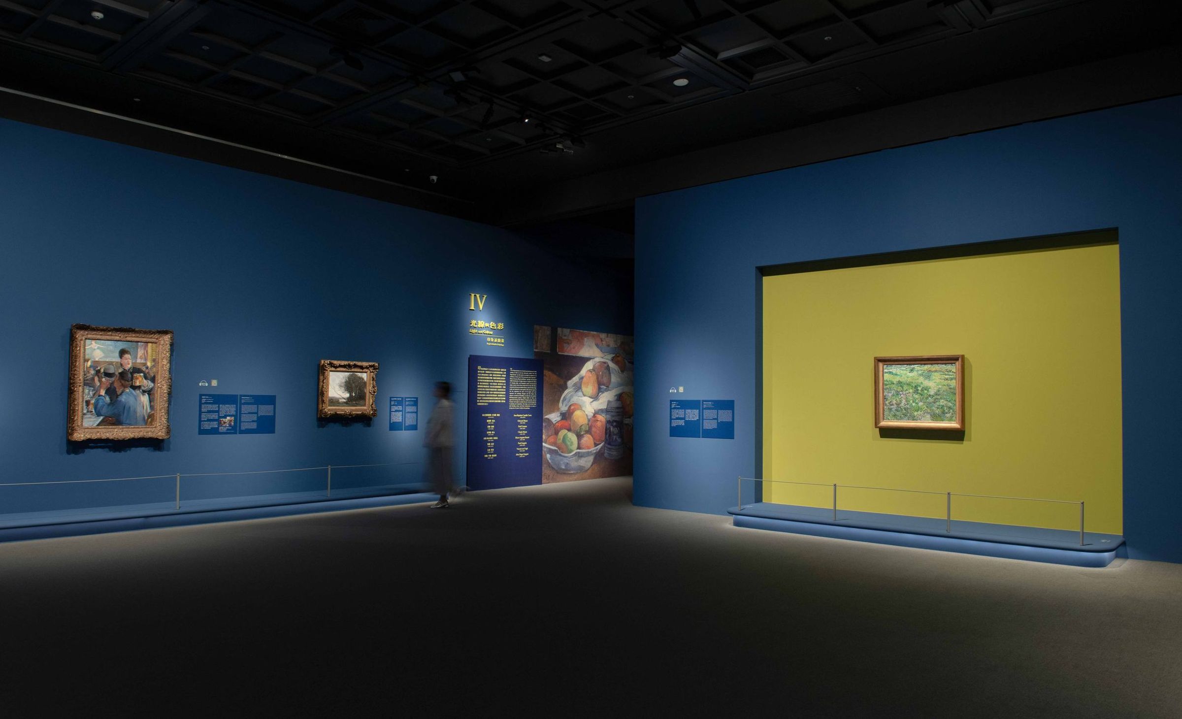 奇美博物館《英國國家藝廊珍藏展》第四單元「光線與色彩：印象派繪畫」。（奇美博物館提供）