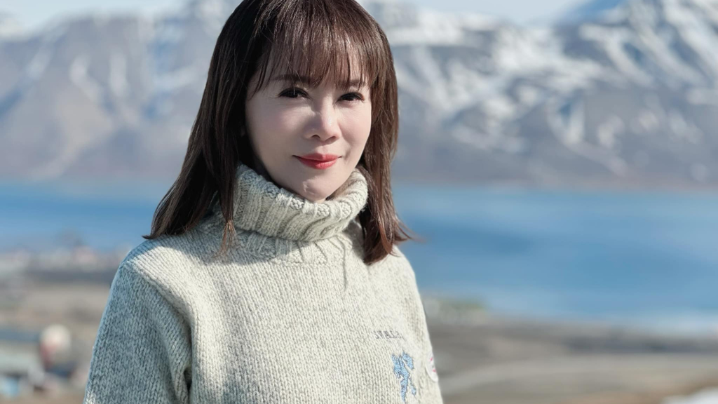 陳雅琳因打蠟未標示在公司滑倒。（翻攝自陳雅琳臉書）