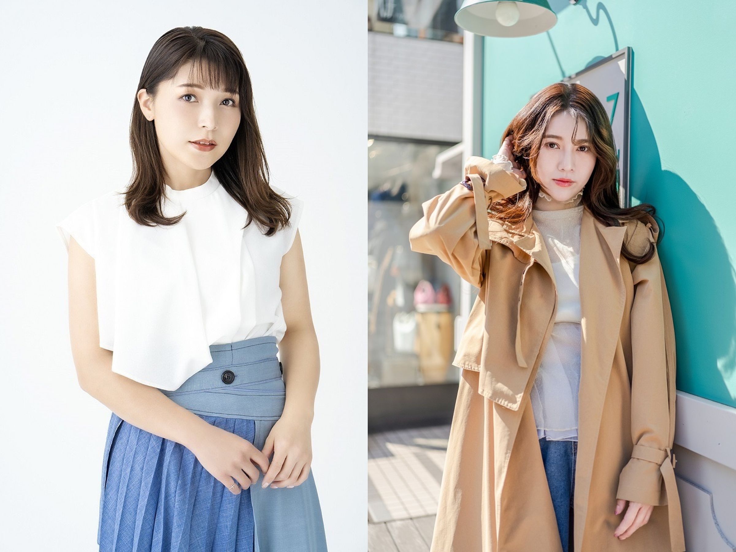 聲優新田惠海(左)、Pile(右)6月將來台灣。 (Spacey Music Entertainment提供)