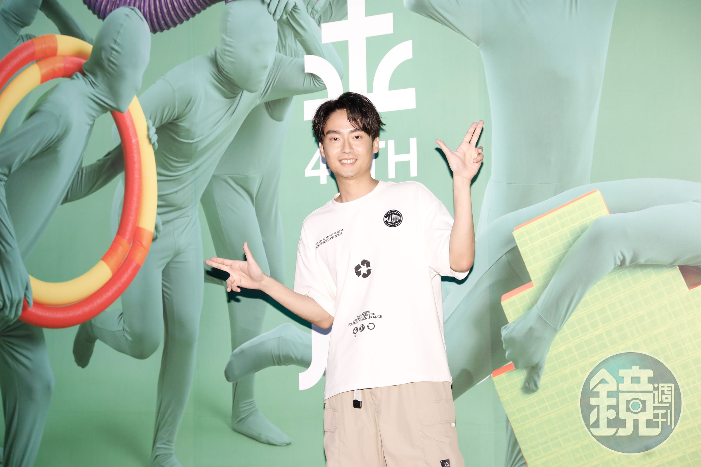 林鶴軒在《赤子》是政治狂熱分子,但戲外真的沒有跟百白吵架鬧不和。