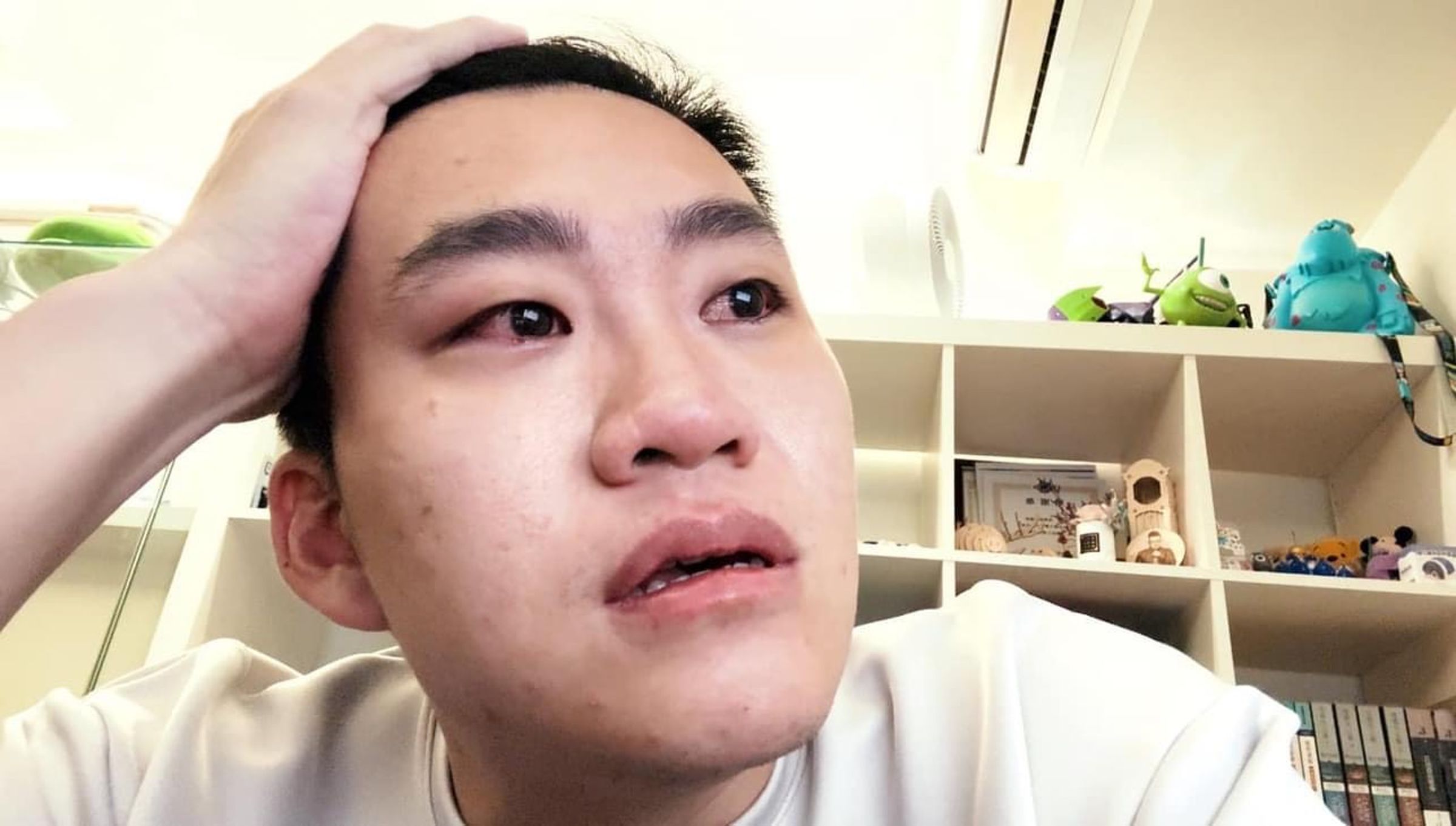 Joeman面對大麻案的經過，坦言一路以來對未來相當惶恐。（翻攝自臉書）