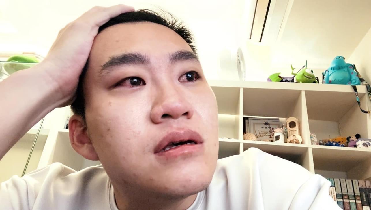 Joeman面對大麻案的經過，坦言一路以來對未來相當惶恐。（翻攝自臉書）