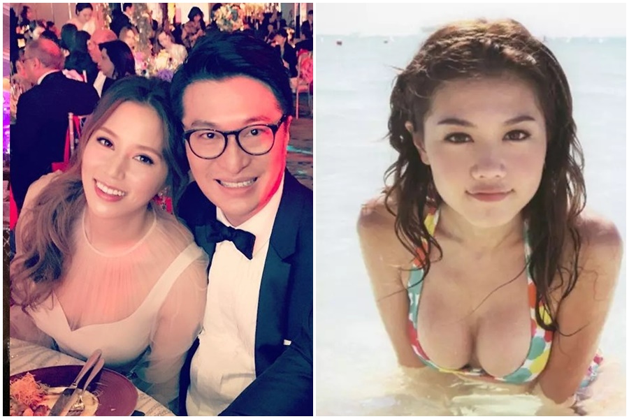 現年54歲香港富商李家誠(左圖)與女星徐子淇婚生子多年,卻爆出包養性感女星周秀娜(右圖)烏龍。(翻攝自 IG@cathy_chui_official、網路)