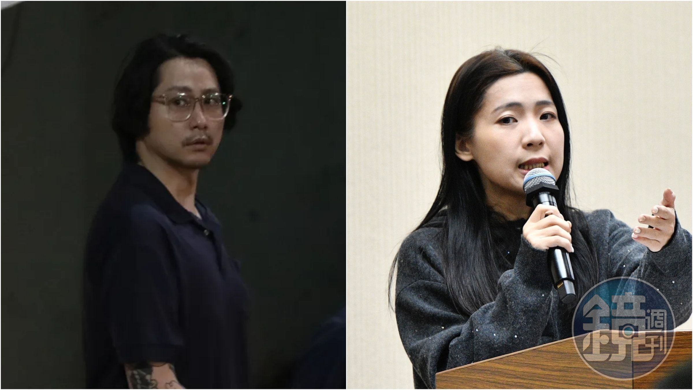 杜秉澄(左)今受訪怨氣滿滿,直言不懂為何遭徐巧芯切割。(本刊資料照、鏡報李智為)