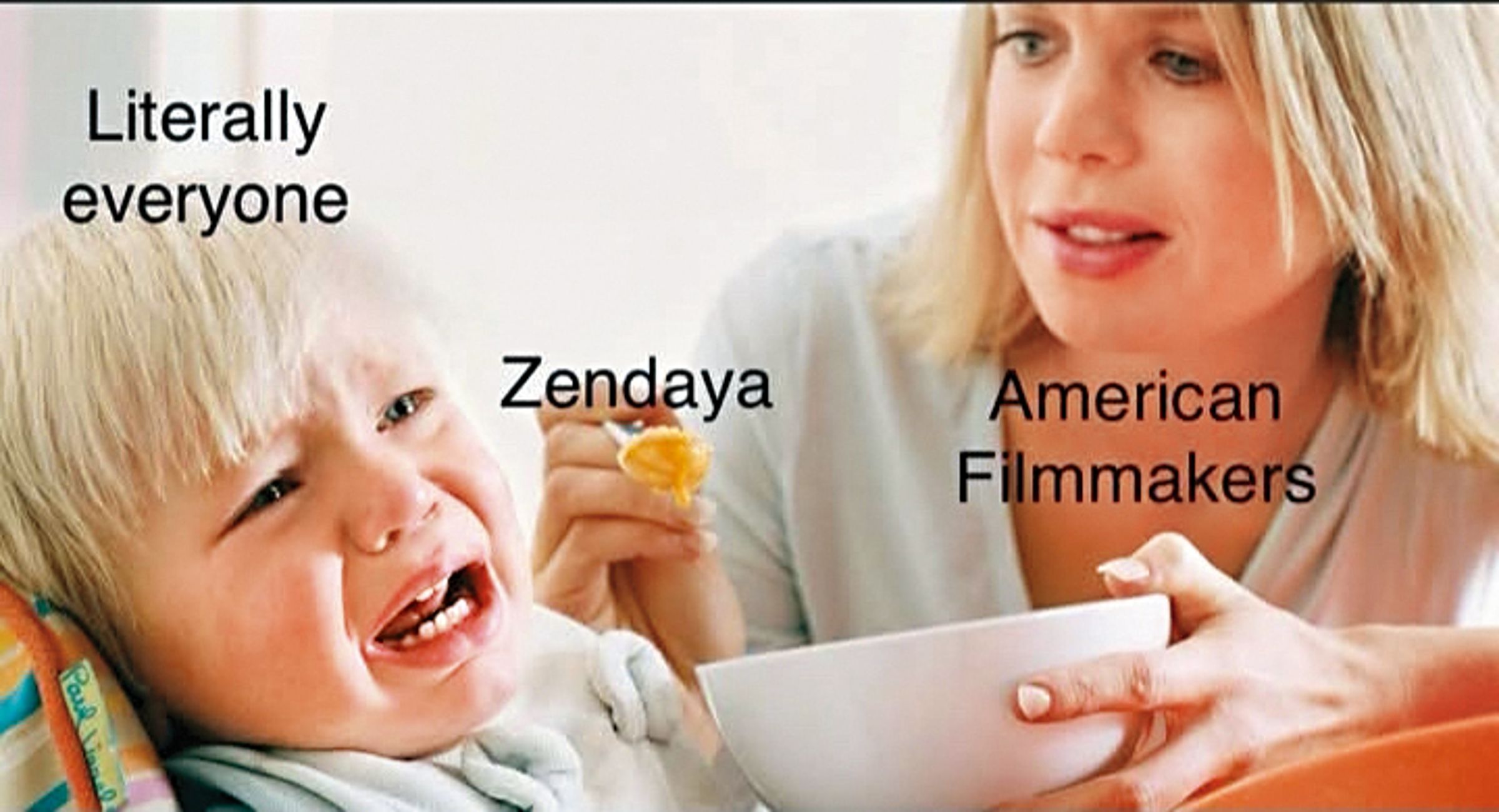 國外網友頻做哏圖,開酸看膩了Zendaya,那不如改看王淨?(翻攝自The Nerds District)