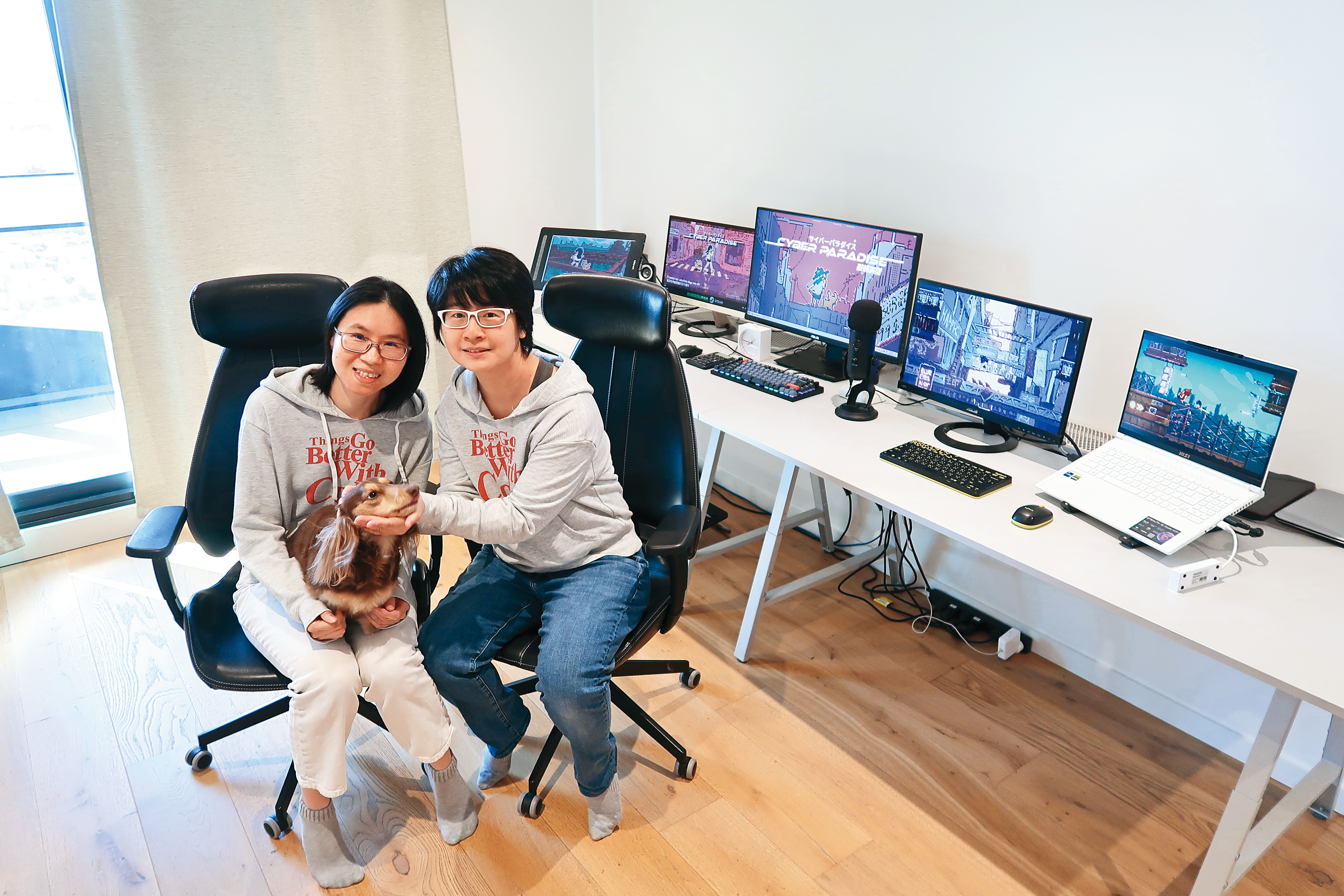 DDmeow成員目前長住澳洲墨爾本,由來自香港的Sze(右)與來自台灣的Uly(左)組成。(DDmeow提供)