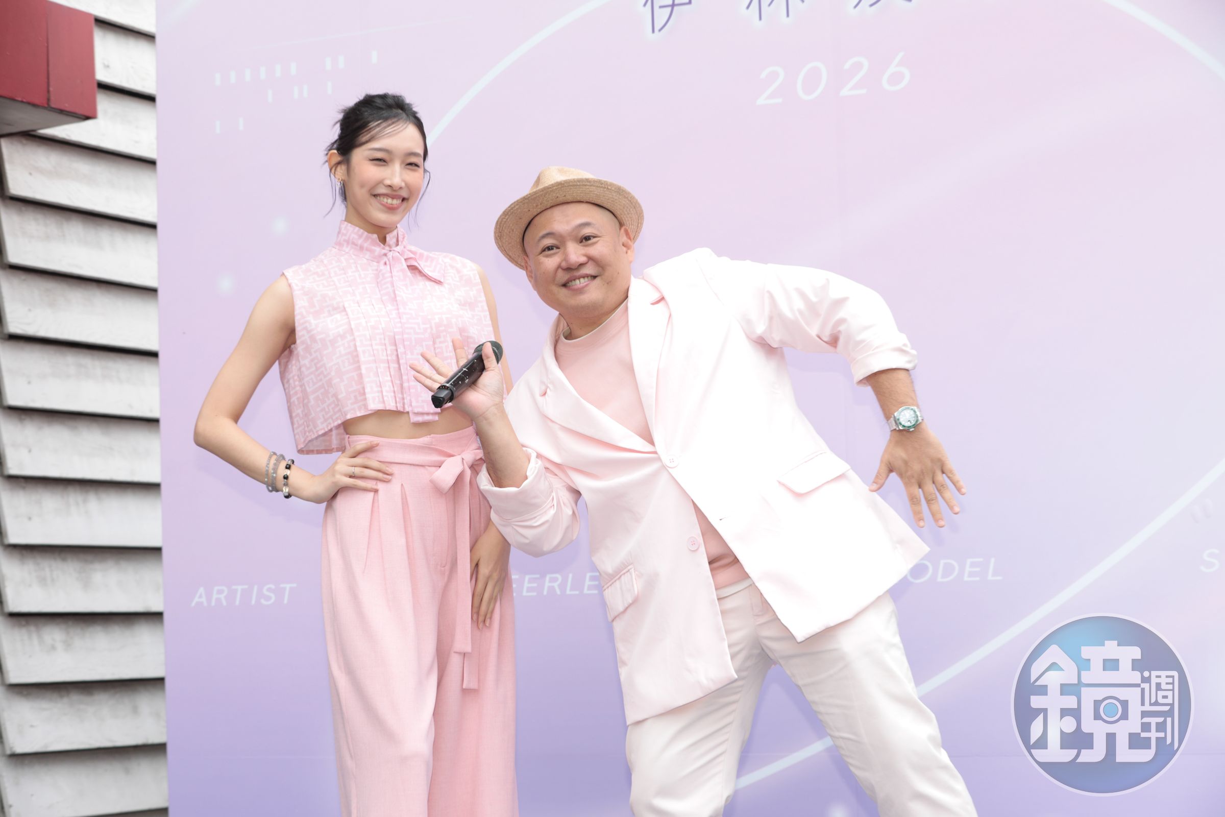 劉樸（左）今擔任主持透露陳大天現在是家庭煮夫。（右為主持人大楷）