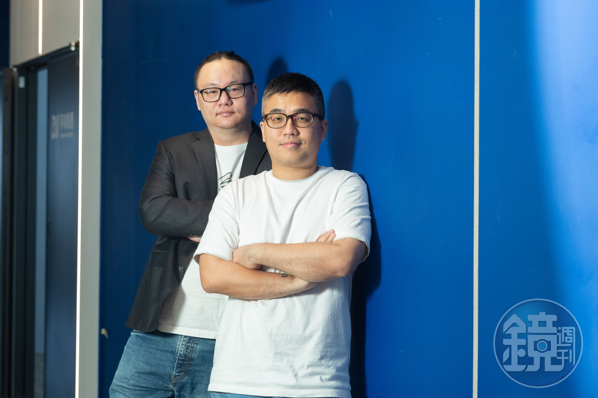 陳彙中（右）、許昊（左）合力推動魔競娛樂VTuber業務。