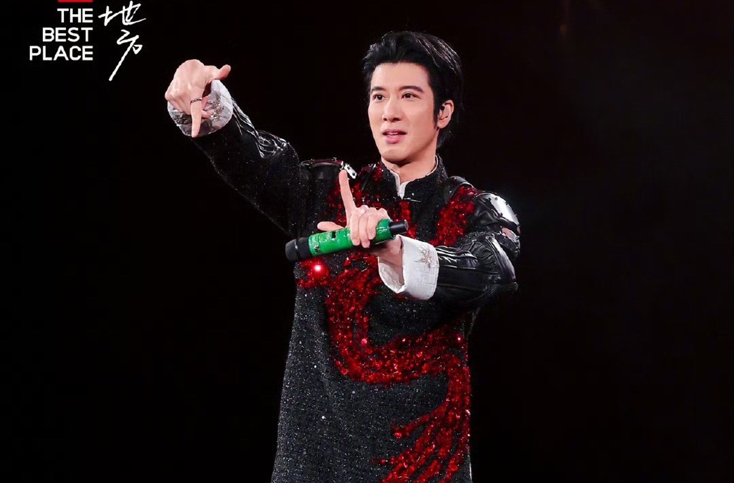 王力宏連續三晚在杭州奧體中心舉辦「最好的地方」演唱會。（圖／翻攝自王力宏微博）