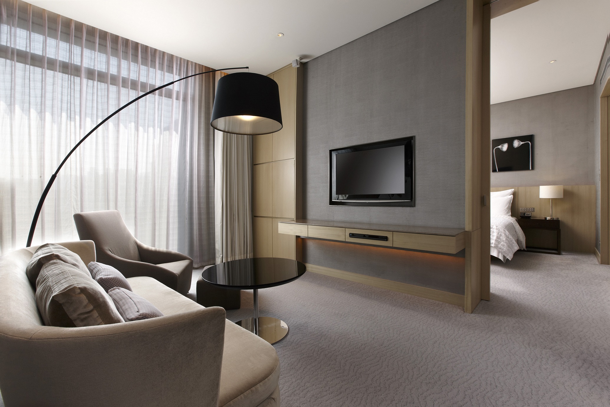 母親節帶媽咪住豪華客房，好好放鬆一下。（台北寒舍艾美酒店提供）