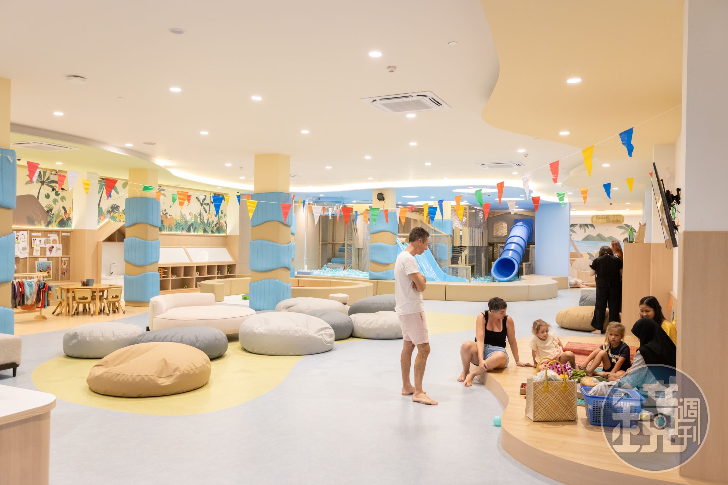 需要另外付費的Kid’s Club，讓爸媽可以安心離開去享受短暫的自由時光。