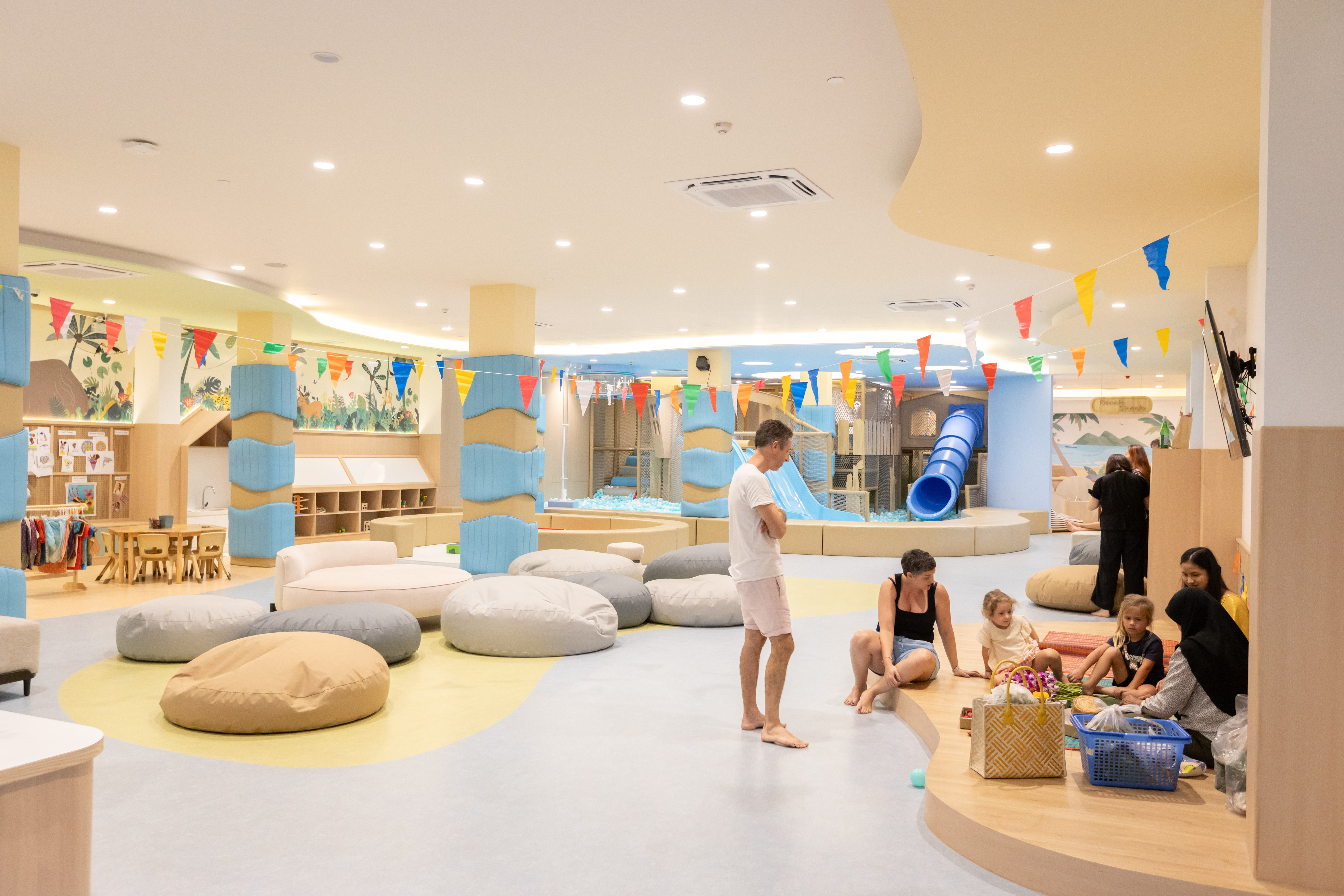 需要另外付費的Kid’s Club，讓爸媽可以安心離開去享受短暫的自由時光。