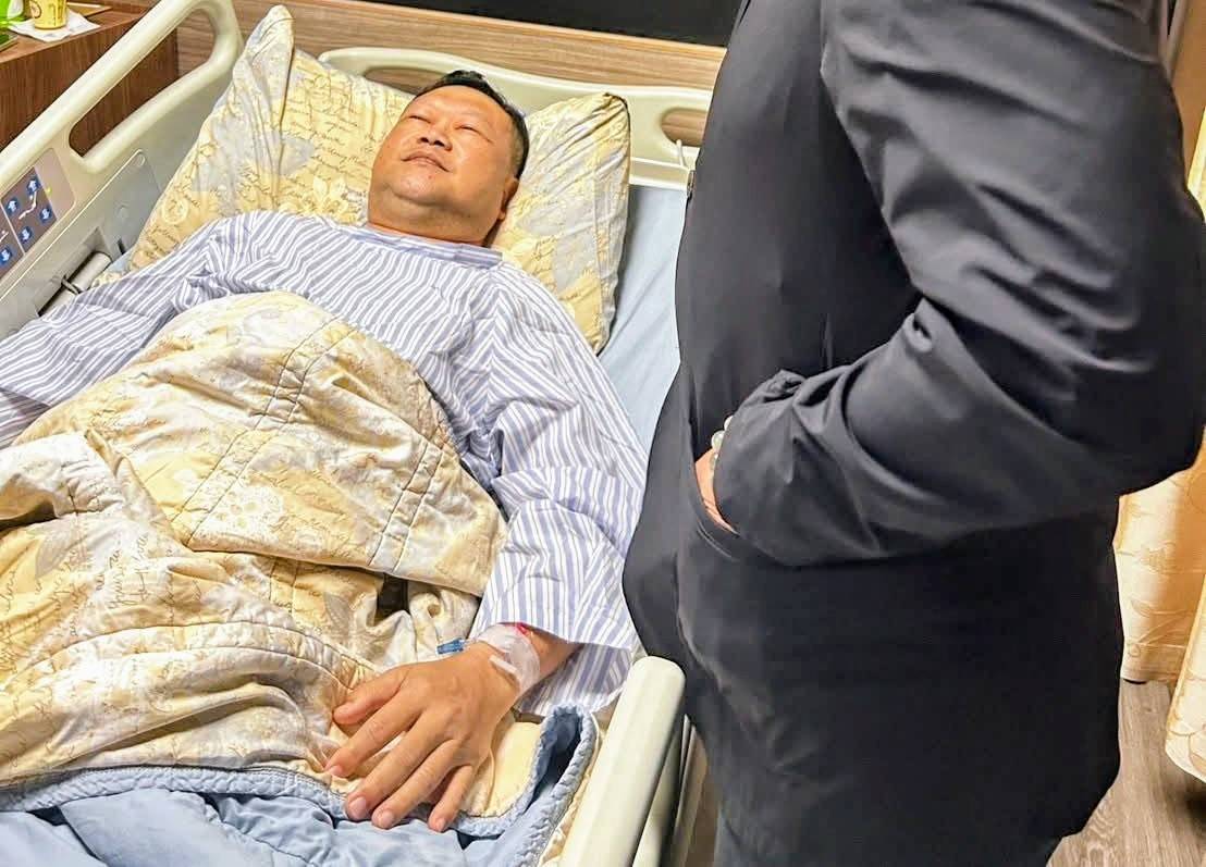 溪湖分局陳姓所長骨折仍在治療中。(本刊資料室)