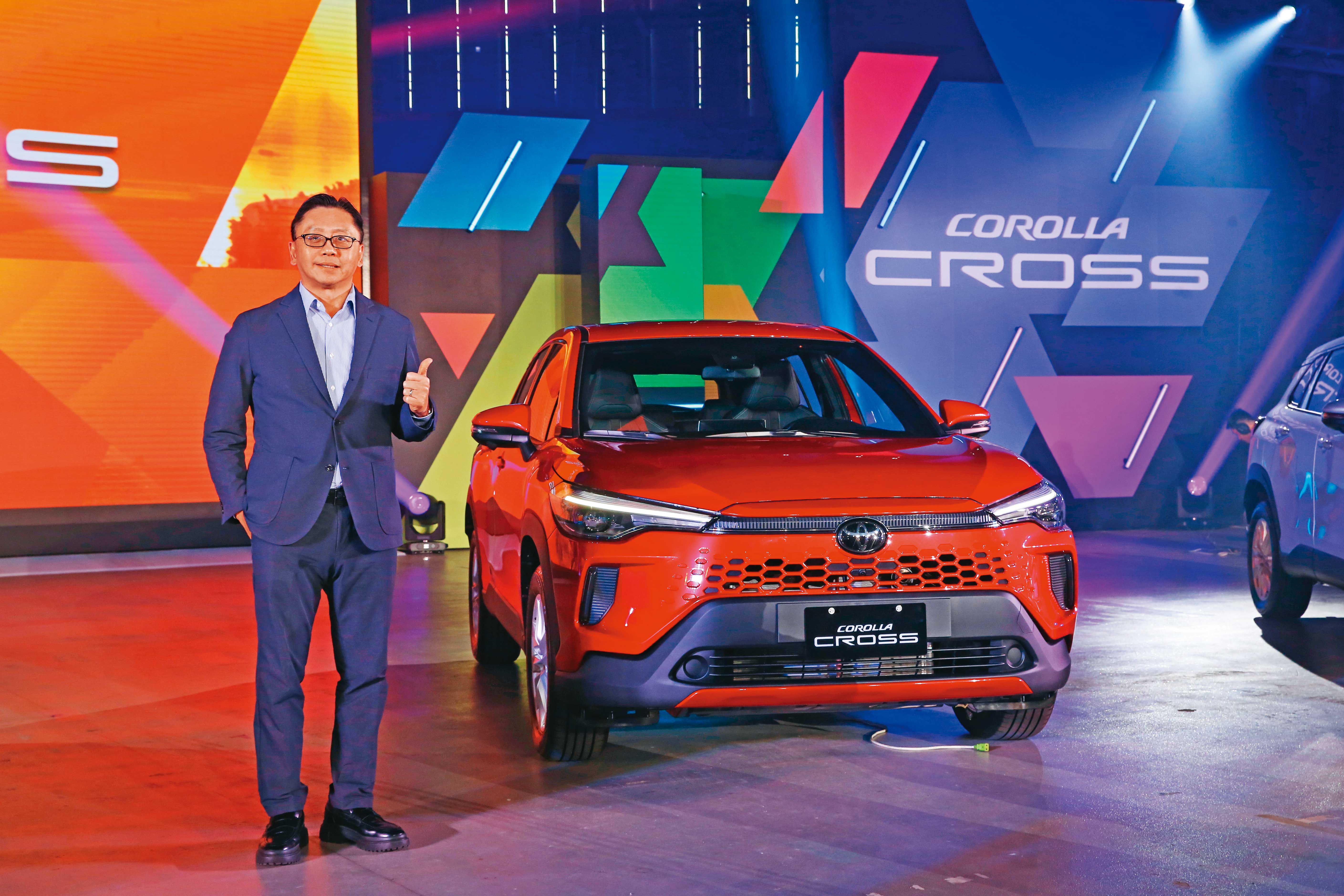 看準MG留下市場空間，豐田Corolla Cross改款上市，不僅提升配備，更降價4萬至6萬元，和泰車總經理蘇純興喊出年銷破4萬台目標。