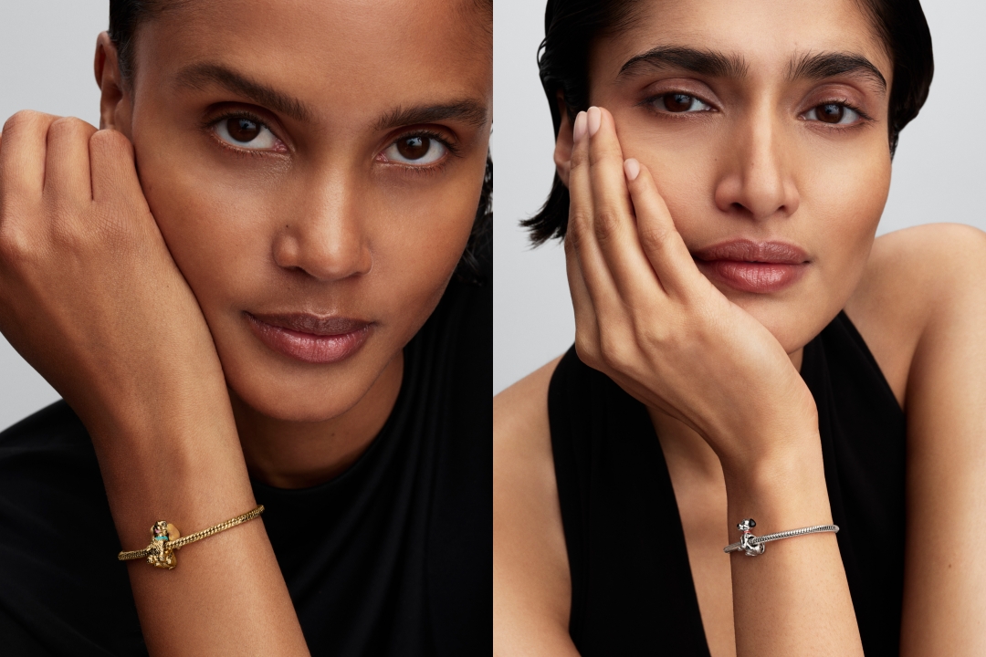 PANDORA推出全新「迪士尼貓狗系列」，將動畫中的貓貓狗狗轉化為精緻珠寶。（PANDORA提供）
