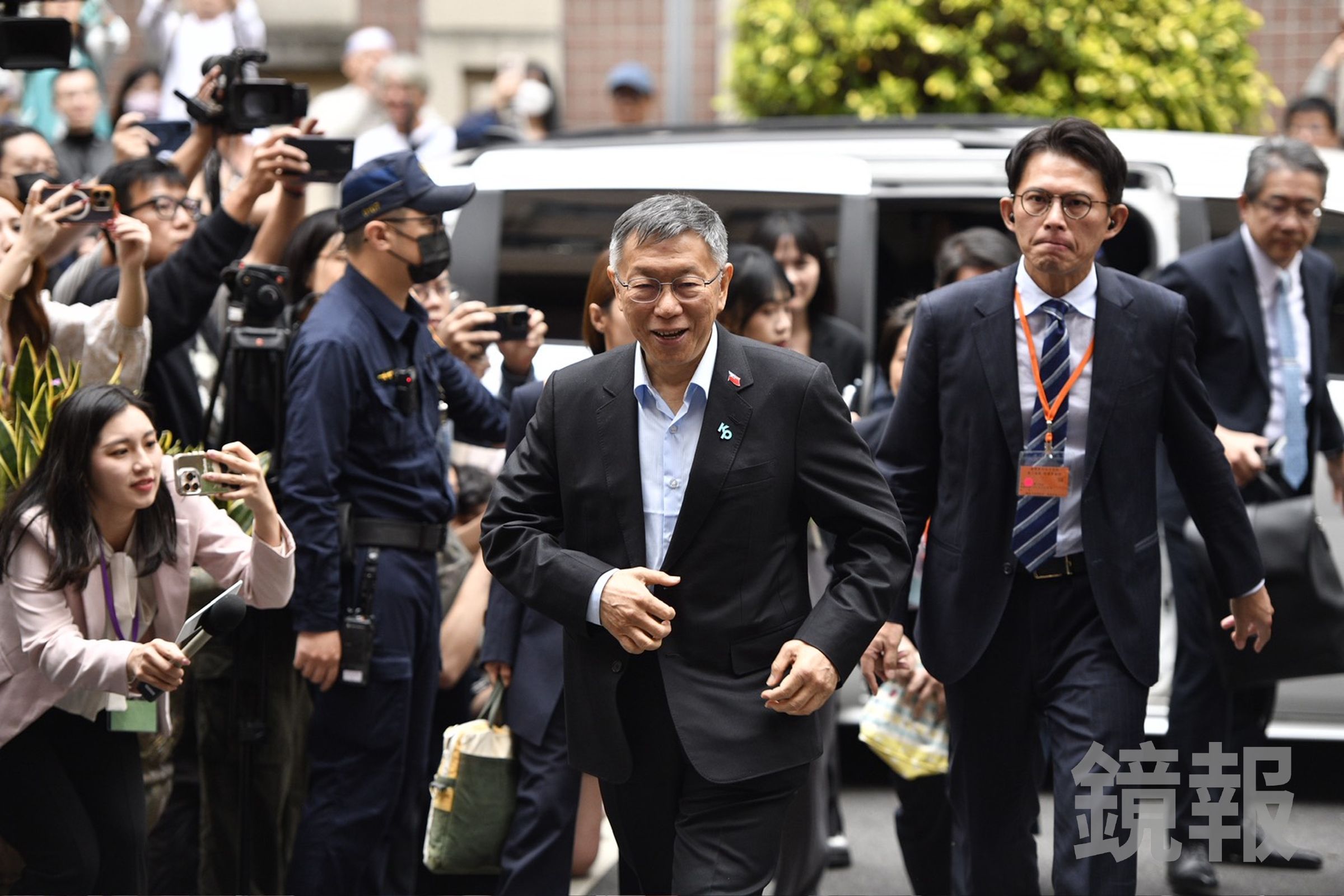 柯文哲今天一審宣判。（鏡報姜永年攝）