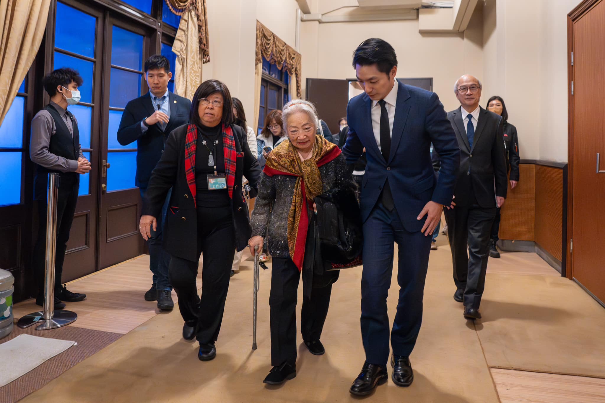 蔣萬安27日出席二二八事件紀念音樂會。（翻攝自蔣萬安臉書）