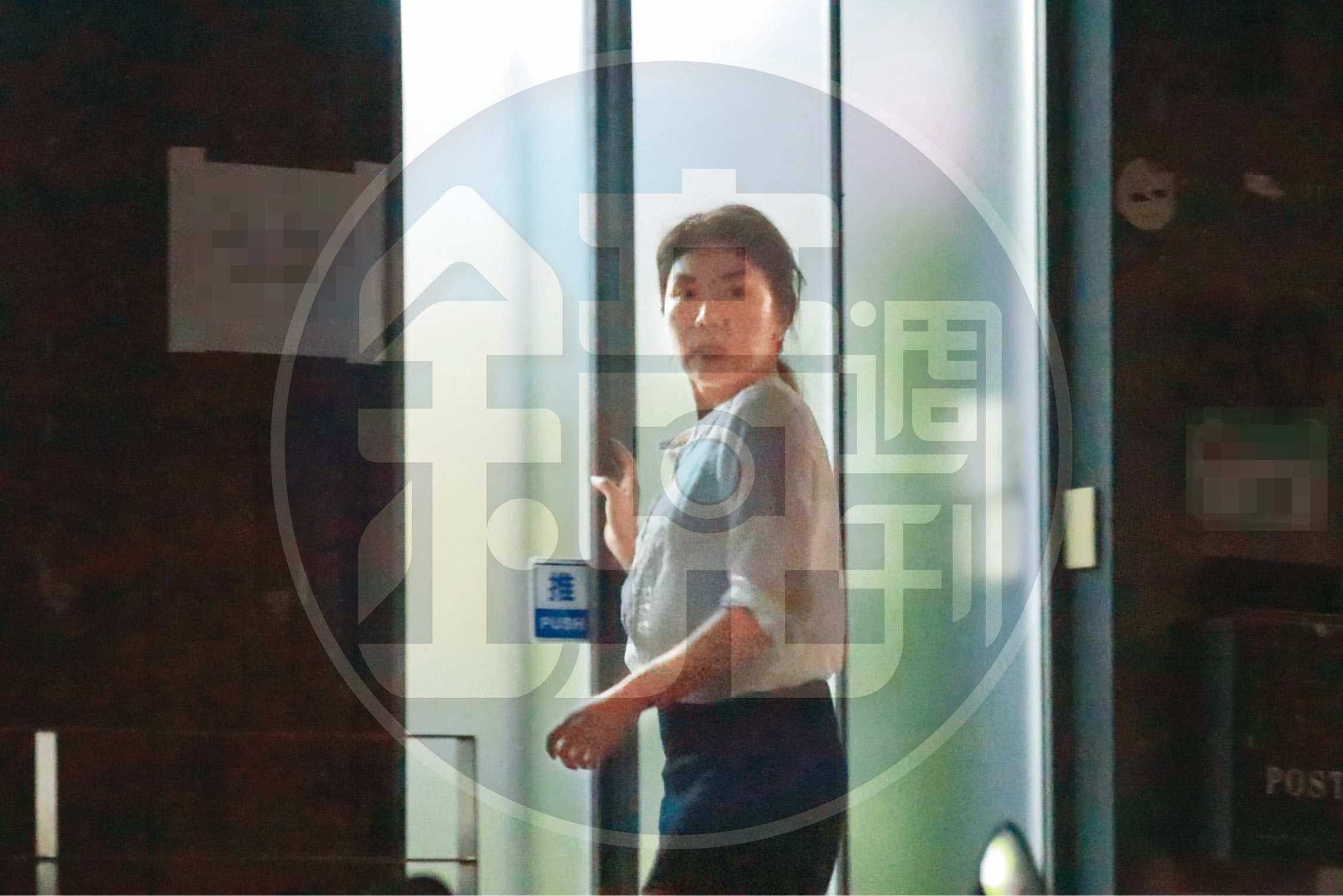 黃國昌小姨子高翬（圖）27日到李麗娟擔任老師的安親班，同一地點也是高翬的耘力國際公司登記住址。