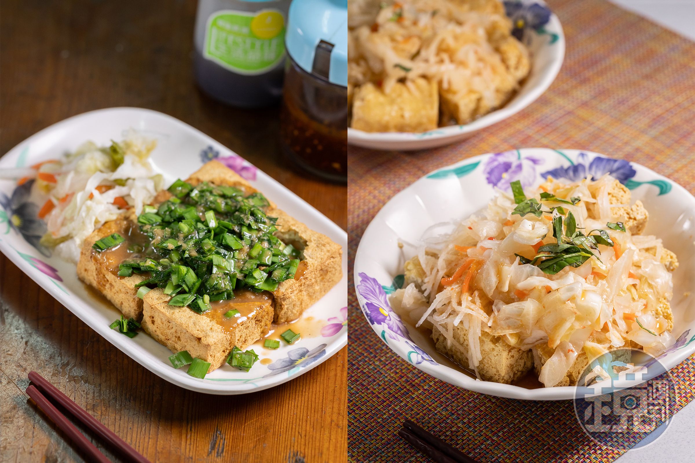 花蓮的臭豆腐店家百花齊放，不只有炸臭豆腐，還有烤臭豆腐、麻辣臭豆腐，而且每家泡菜、醬汁全是特製，讓臭豆腐控玩一趟花蓮，就能蒐集到各種美味臭豆腐名店。