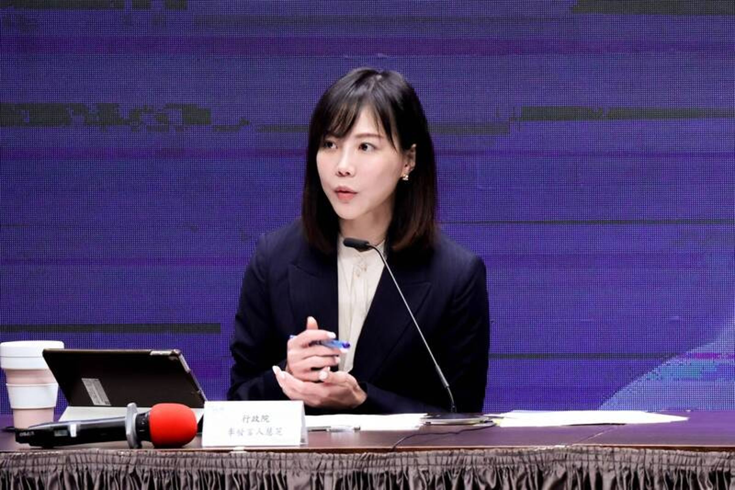 行政院發言人李慧芝指出,行政院霸凌通報平台13日上線,截至昨日累計收到53件案子。(行政院提供)