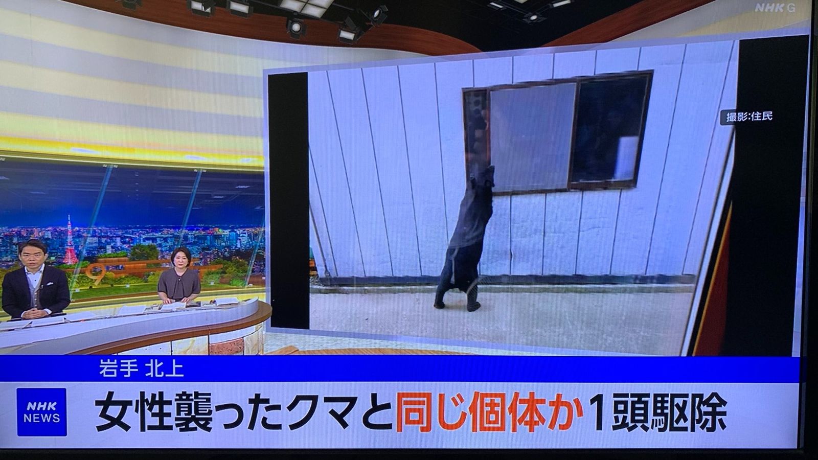 岩手1名高齡婦遇襲致死。（翻攝自X@NHK）