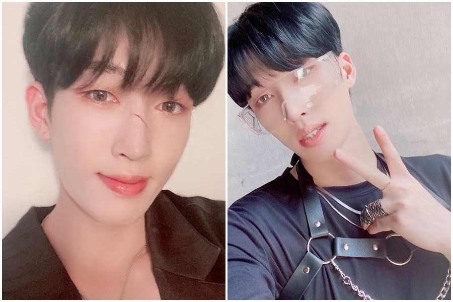 南韓再爆出有男偶像為了不當兵裝智障，「Like A Movie」隊長安度模遭到網友點名。（翻攝自Namuwiki、official_likeamovie ig）