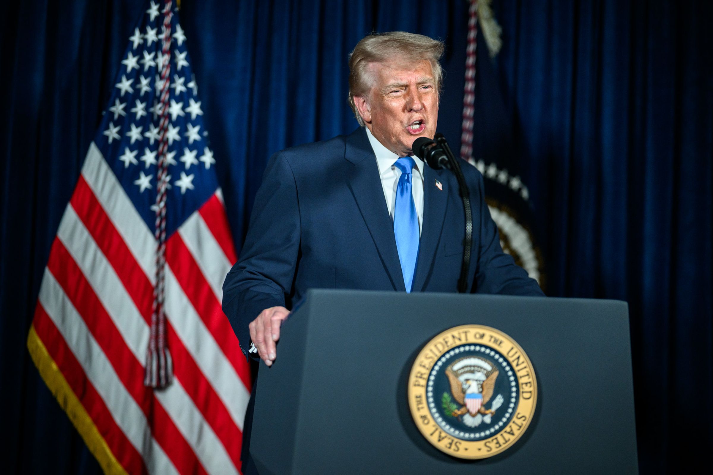 川普宣布對8個歐洲國家加徵10％關稅，2月1日起生效。（翻攝The White House Flickr）