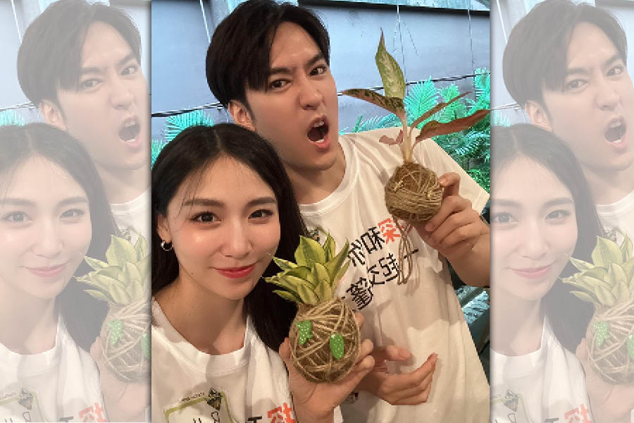 沈建宏（右）半夜發文指控前女友Bella（左）。（翻攝臉書）