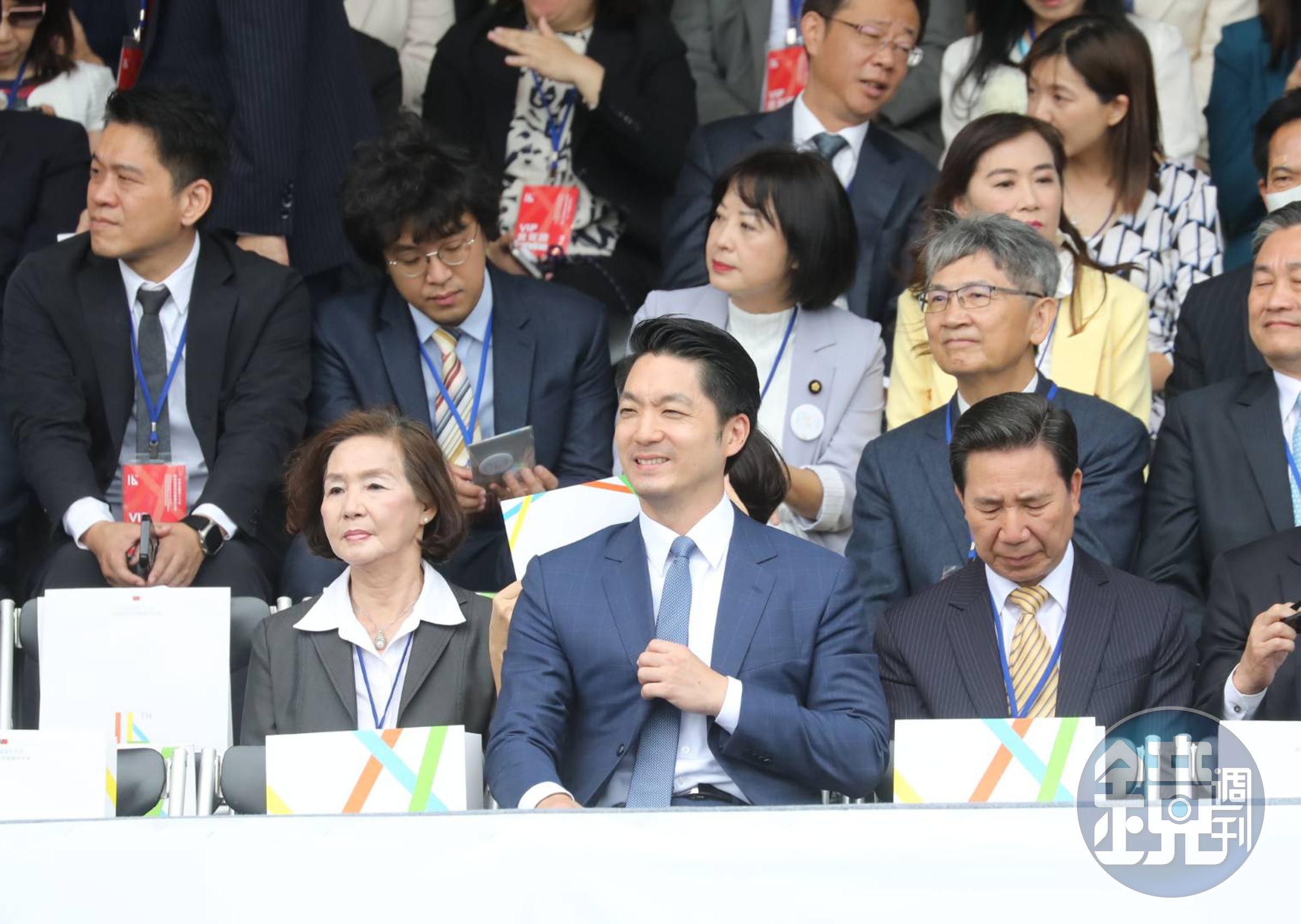 宜蘭縣長林姿妙及台北市長蔣萬安等藍營首長也出席。