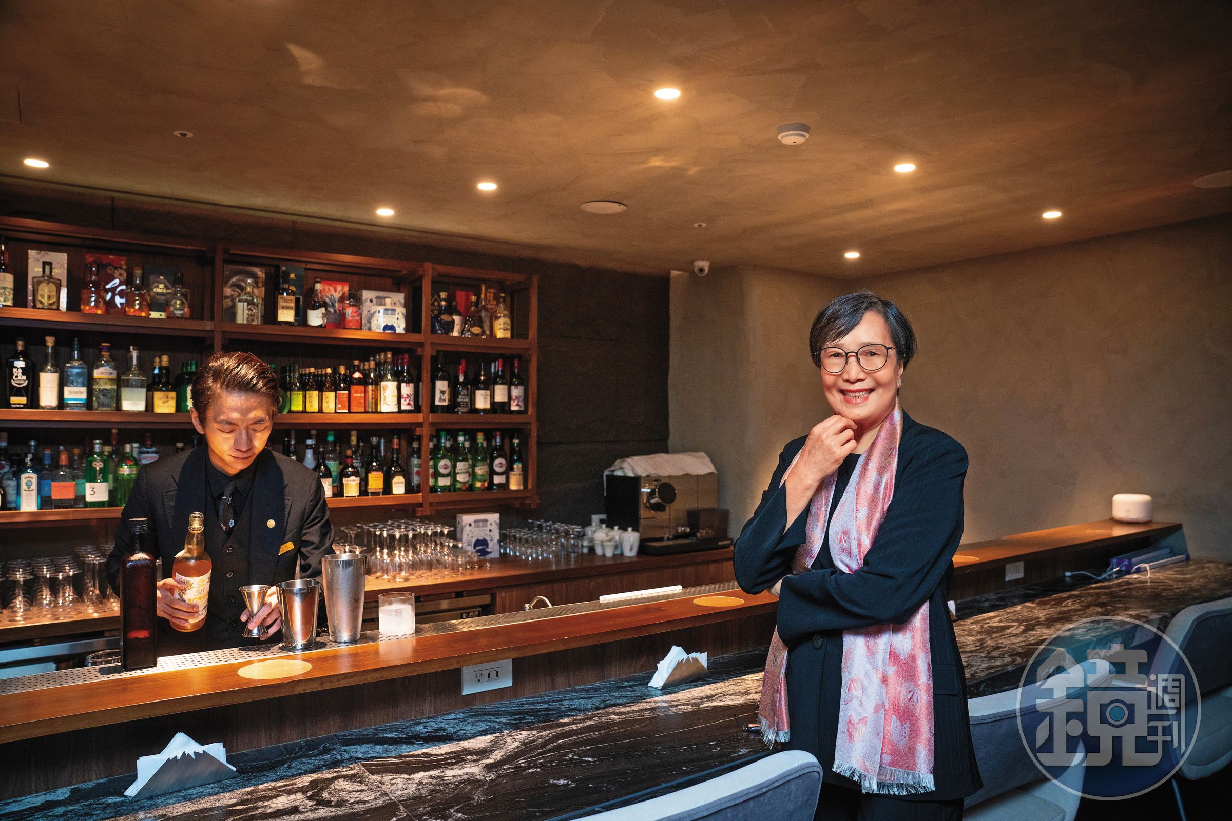 位在東密道旁的時髦酒吧「覓到by吧沐」,是與名列亞洲50大的BAR MOOD合作,能喝到台灣在地調酒,Bartender是葉菊蘭親自挖角而來。