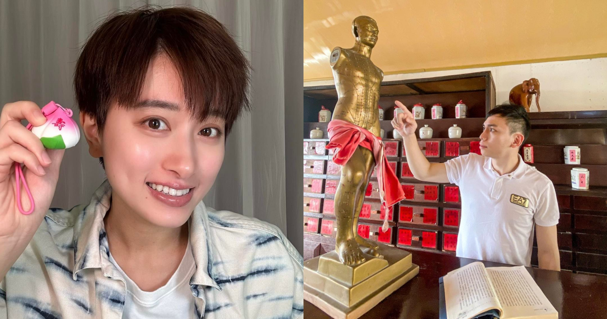 女星鄭靚歆（左）控訴遭王姓整復師「亞當老師」（右）弄傷肋骨導致近乎半殘廢狀態。（翻攝自鄭靚歆、亞當老師IG）