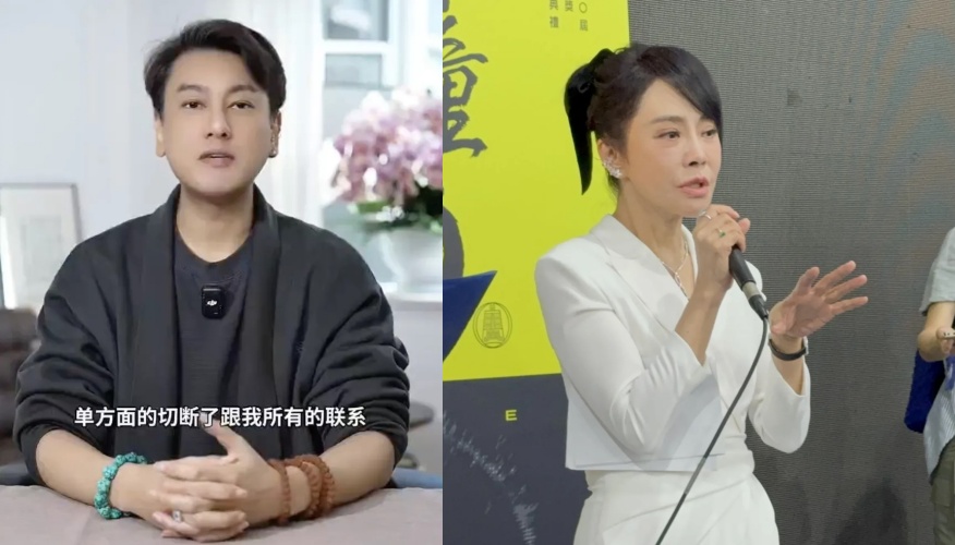 柴智屏（右）出席活動受訪，針對F4合體與朱孝天（左）相關爭議罕見發聲，直言「退團說法」並不成立。（翻攝自網路、本刊資料照）