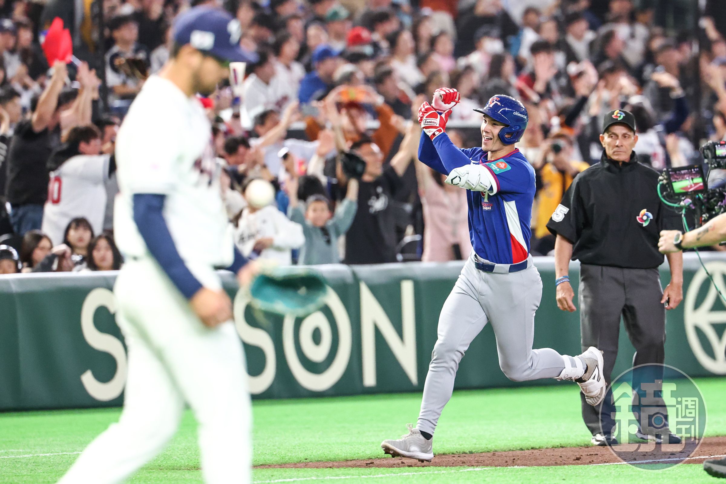 昨天的台韓大戰上，台灣隊總共敲出3發全壘打，破WBC隊史紀錄。