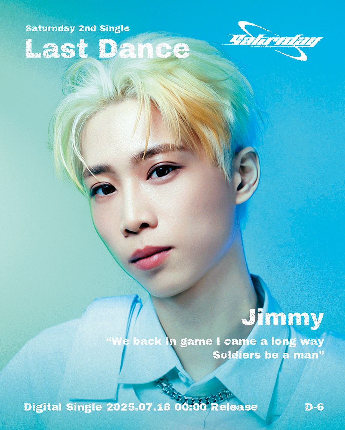 劉新民Jimmy。生日:2000年4月27日(25歲)。身高/體重:178公分/55公斤。學歷:崇右影藝科技大學。(翻攝自Saturnday IG)