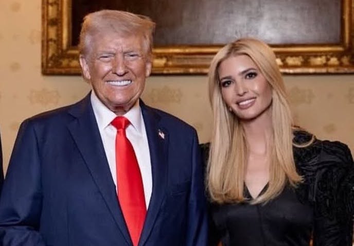 伊凡卡（右）是川普的寶貝女兒。（翻攝Ivanka Trump IG）