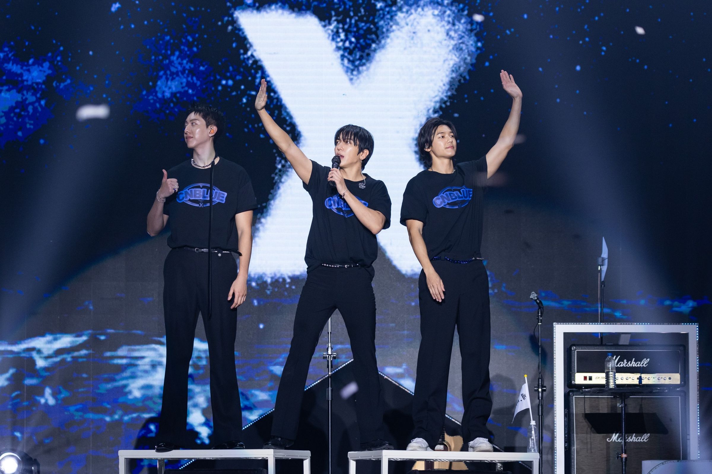 CNBLUE得知高雄首場完售超開心。(和協整合行銷提供)