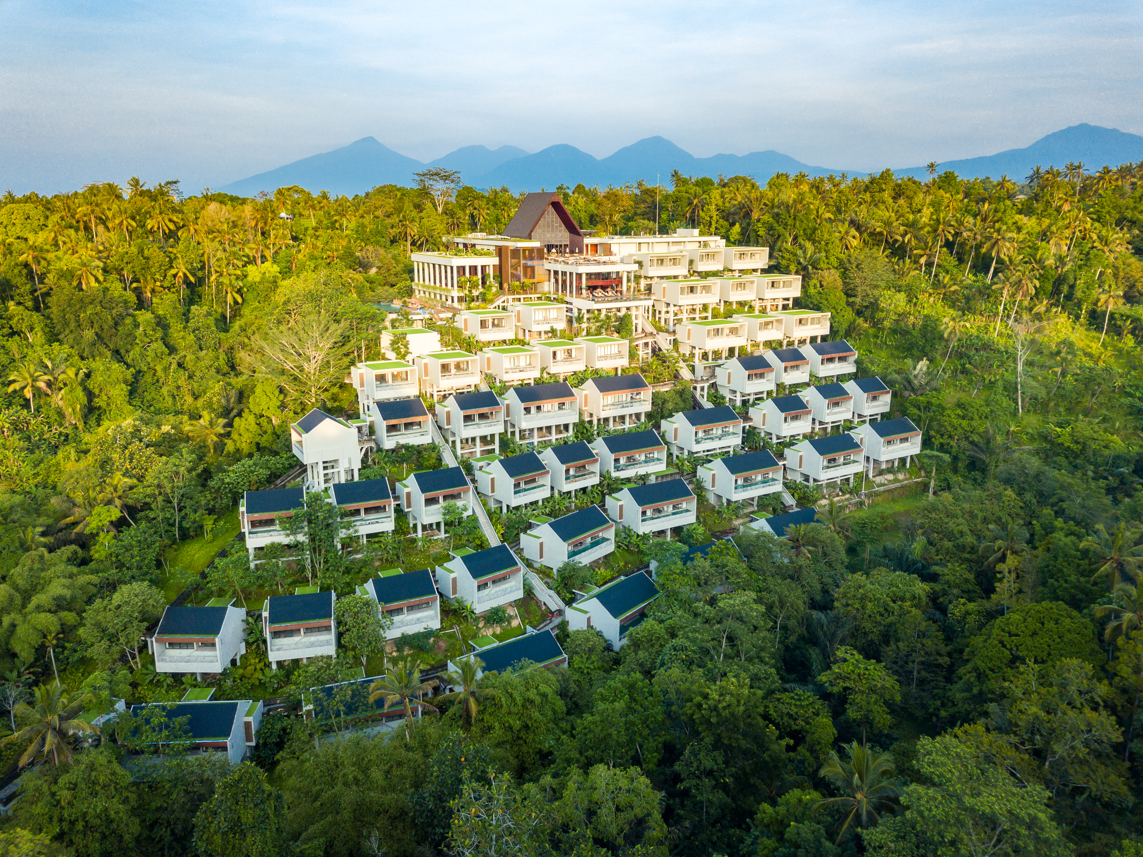 烏布深山中的「峇里島烏布安納塔拉度假酒店」，被整片原始森林圍繞。