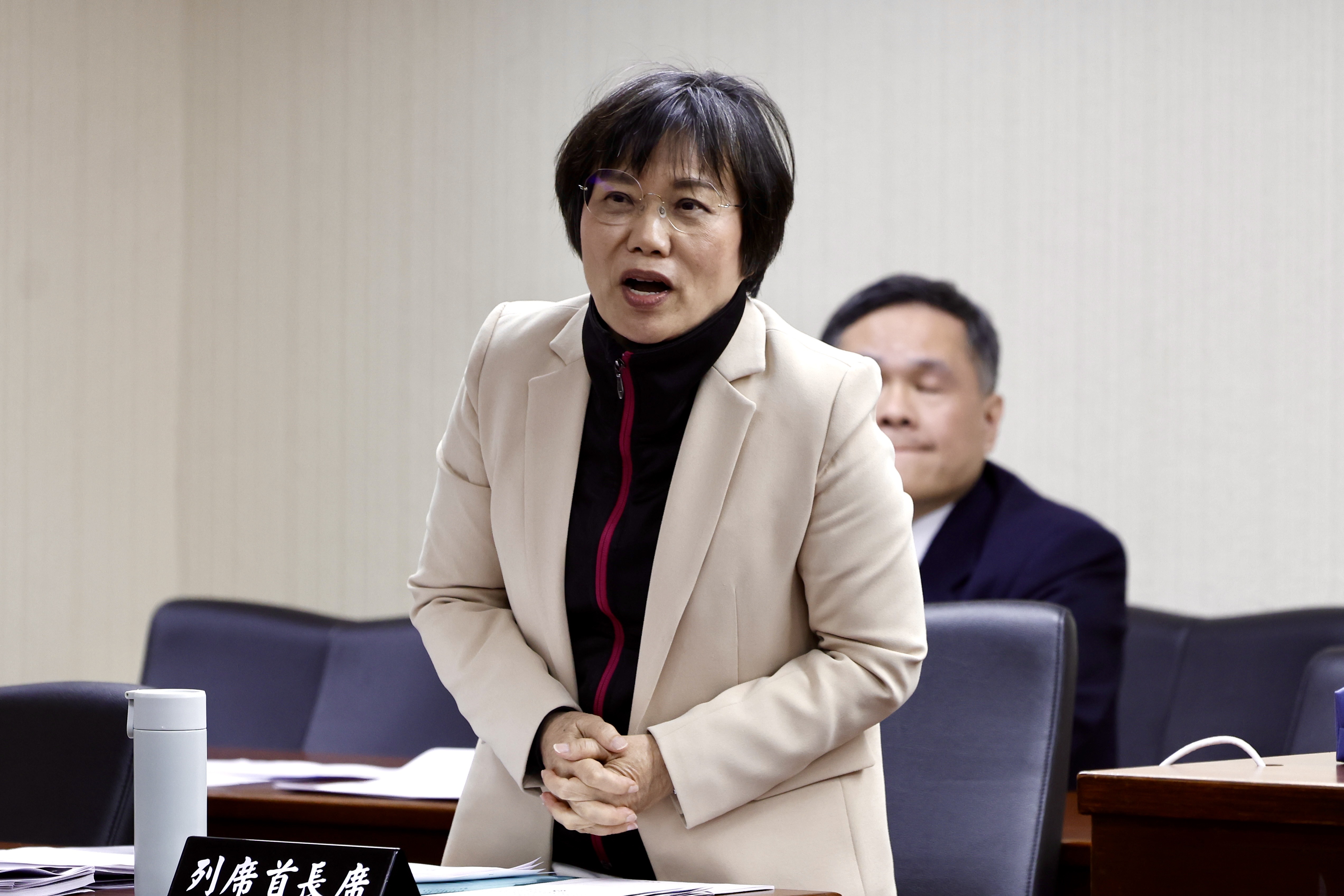 被問到有傳言指出520後酌內閣改組、她的內政部長一職將被撤換，劉世芳僅表示自己不知道這件事。（本刊資料照）