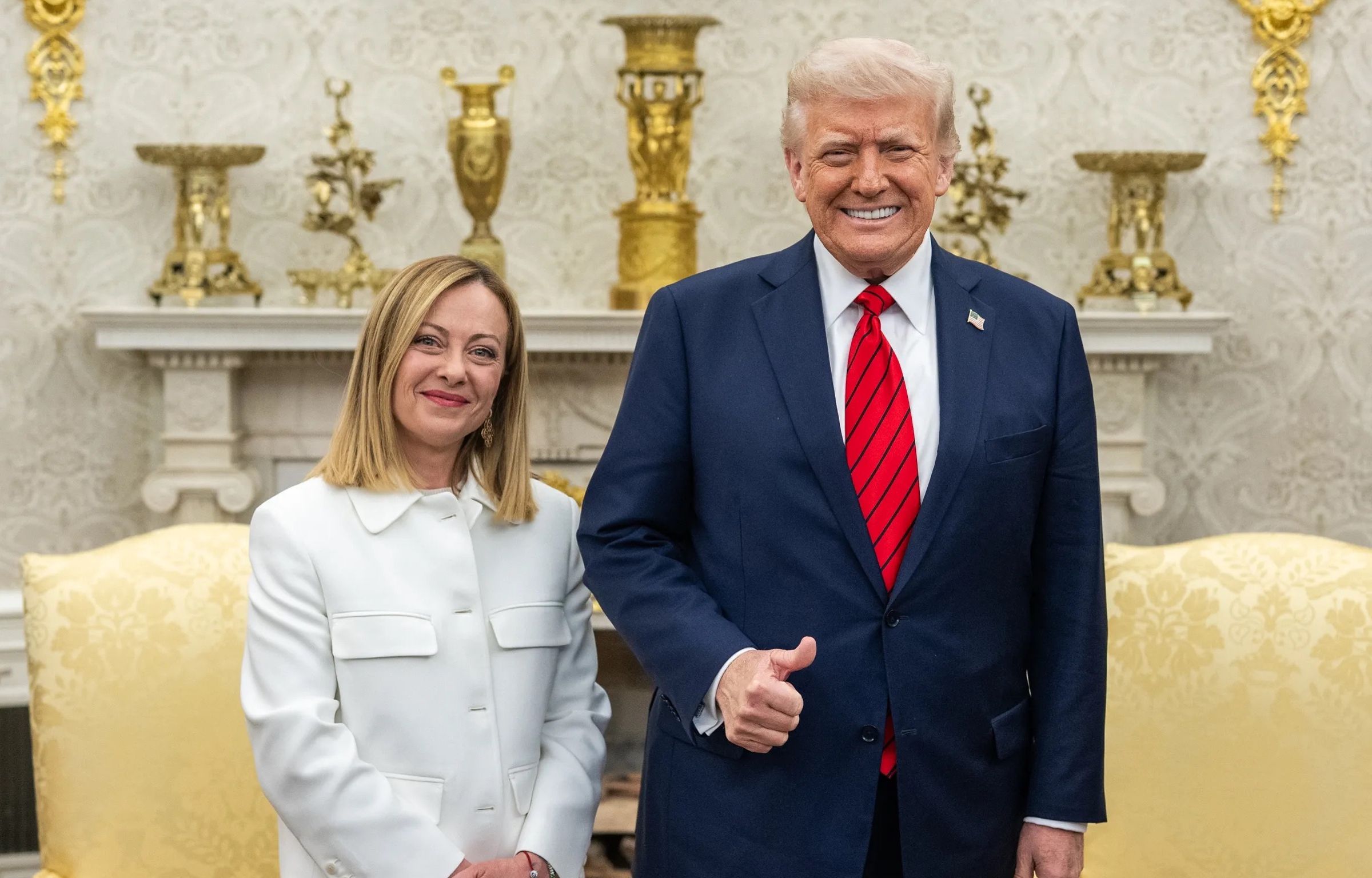 梅洛尼過去和川普關係密切。(翻攝The White House)